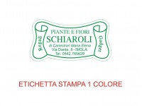 Etichette adesive per fioristi, fiorai e vivaisti (mm 39x20)  (cod.36G)